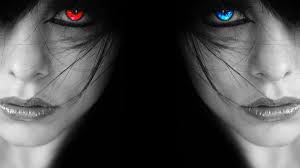 Girl Red And Blue Eyes Hd Wallpaper 1080p Eyes Wallpaper White Eyes Blue Eyes