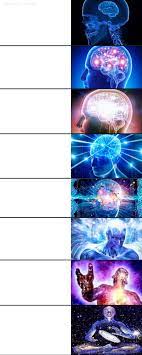 8 Tier Expanding Brain Blank Template Imgflip