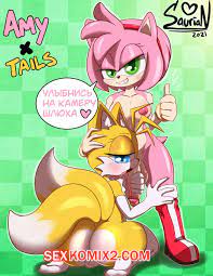 🍓 Порно комикс Sonic The Hedgehog. Amy x Tails. секс комикс x Tails.  Жаркий 🍓 | Порно комиксы | porn-comix.com