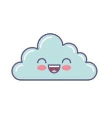 Cute Cloud Kawaii Face Kawaii Cloud Cartoon Clouds Cartoon Smoke
