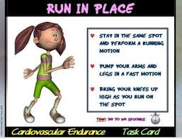 Fitness Circuit Task Cards Cardiovascular Endurance Great For Distance Learning In 2020 Circuit Workout Elementary Physical Education Card Workout