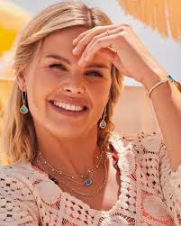 Kendra scott teal necklace top