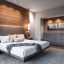 What a great contemporary blend of gray and white used in this bedroom. 75 Beautiful Modern Bedroom Pictures Ideas July 2021 Houzz
