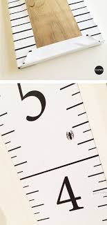 How big does a growth chart file need to be? Diy Ruler Growth Chart Tomfo