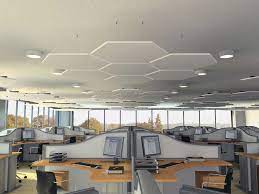 Learn how a drop ceiling system is a great way to add value to your home. Acoustic Ceiling Clouds Armstrong Ceiling Ceiling Design Canopy Design