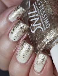 New Year S Nail Art I Started With 2 Coats Of Rmk Nail Color Ex In P 31 Pure White Which Is Actually An Off White New Years Nail Art New Year S Nails Nails