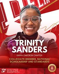 The SENSATIONAL South Atlantic Region congratulates our newly elected and  re-elected members to national leadership at the 57th National Convention  in Washington, D.C.! 🔺 Rosalyn Glenn, National Treasurer 🔺 Veda Stanley,  Chair,