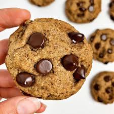 So Good Soft And Pillowy Made A 9x9 Pan Since The Batter Was Runny With Images Paleo Chocolate Chip Cookies Paleo Chocolate Chips Nestle Toll House Cookies