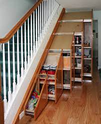 What can be stored in an under stair cabinet? Under Stair Storage Traditional Staircase Orange County By Pacific Coast Custom Design Houzz