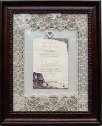 Elegant Gift Boutique Custom Made Framed Wedding Invitation Keepsake Wedding Invitation Keepsake Framed Wedding Invitations