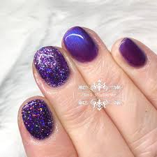 World in flames, by purple nail. 55 Alluring Glitter Nail Art Design Perfect For Every Occasion Collagecab