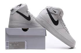 Nike Air Force 1 Mid 07 Black And White Nike Air Force 1 Mid 07 High Unisex Sneakers Shoes Light Bone Black Womens Sneakers Nike Air Nike Air Force