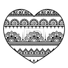 Check spelling or type a new query. Valentinstag Herz Mehndi Indischen Henna Tattoo Muster Leinwandbilder Bilder Nubes Hindi 14 Februar Myloview De