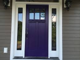 Because everything factors the paint colors. Sherwin Williams Dewberry Purple Door Craftsman Style Front Door Paint Colors Outside House Paint Painted Front Doors