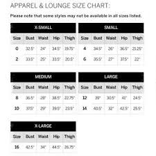 Sport bra tip • your bra cup size will be the same for your sport bra. Victoria S Secret Size Chart Pajamas Pflag
