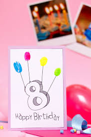 Diy Fingerabdruck Geburtstagskarten Geburtstagskarte Basteln Kinder Geburtstagskarte Basteln Kinder Geburtstagskarte Geburtstagskarte Basteln