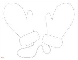 Template For Mittens Crafts Christmas Crafts For Kids Christmas Crafts For Kids To Make Spring Crafts For Kids