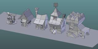 Low Poly Buildings Pack Low Poly Low Poly Character Low Poly Models