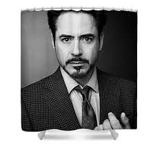 Robert Downey Jr Shower Curtain