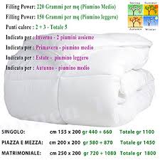 Fino a 50% di sconto. Piumone Piumino Invernale 4 Stagioni Matrimoniale 250 X 200 In Vera Piuma D Oca Launen Tirol Dal Trentino Alto Adige Caldissimo
