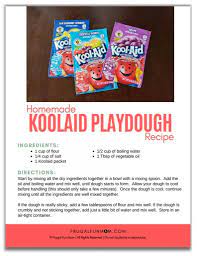 Learn How To Make Koolaid Playdough Koolaid Playdough Recipe 5 Minute Crafts For Kids 5 Min Playdough Recipe Koolaid Playdough Homemade Playdough Recipe