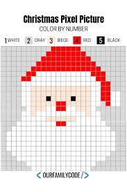 These Christmas Pixel Puzzles Are A Great Way To Introduce Image Representation On Computers A Kids Learning Activities Craft Activities For Kids Teaching Kids