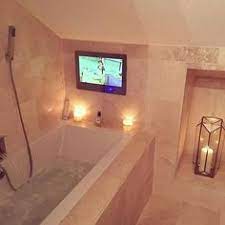 Poorly planned master bathroom 6 photos. Bathroom Tvs