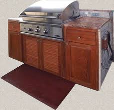 doors outdoor kitchen custom teak