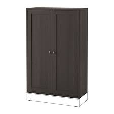 Havsta Dark Brown Cabinet 81x35x123 Cm Ikea Ikea Tall Cabinet Storage Sideboard Cabinet