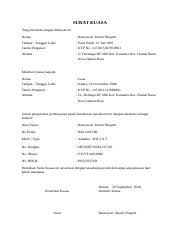 Pdf, txt or read online from scribd. Contoh Surat Kuasa Perpanjang Stnk Nusagates