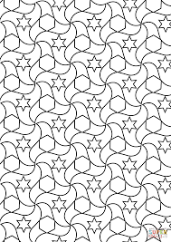 Alhambra Tessellations Coloring Page Free Printable Coloring Pages Free Printable Coloring Pages Geometric Coloring Pages Coloring Pages