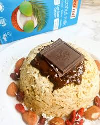 Bowl Cake A La Farine De Coco Flocons D Avoine Lait De Coco Recette Recette Farine De Coco Recette Farine De Coco Bowlcake Recette