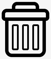 You can find a range of color coded metal and plastic bins or storage bin bags to choose from. Big Image Black And White Trash Can Transparent Png 2100x2400 Free Download On Nicepng