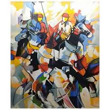 Acrylic Modern Abstract Painting, Colorax The Art | ID: 18947664597