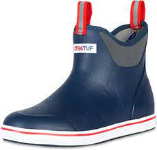 Over 50 years making uncompromising fishing boots & deck shoes for men and women. Amazon Com Xtratuf Performance Series 6 Men S Full Rubber Ankle Deck Boots Navy Red 22733 9m Us Clothing Shoes Jewelry