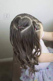Simple Heart Hairstyle Very Easy Diy Hearthair Valentinesdayhairstyle Hearthairstyle Hairstylesforkids Hair Styles Girls Hairstyles Easy Baby Hairstyles