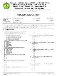 Check spelling or type a new query. Soal Uas Kimia Xi Tsm Tkj1 Tkj 2