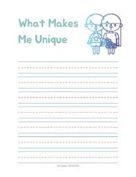 Maybe you would like to learn more about one of these? What Makes Me Unique By Sweetcupojoe Teachers Pay Teachers