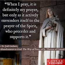 Father god, i surrender this day to you. St Therese S Way Of Surrendering Prayer To God