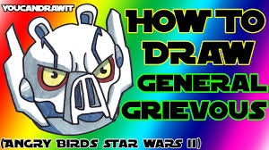 Super coloring free printable coloring pages for kids coloring sheets free colouring book illustrations printable pictures clipart black all materials are intended only for personal use. How To Draw General Grievous Pig From Angry Birds Star Wars 2 Youcandrawit ãƒ„ 1080p Hd Youtube