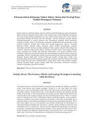 Pengertian ham menurut para ahli. Pdf Tekanan Dalam Keluarga Faktor Faktor Kesan Dan Strategi Daya Tindak Menangani Tekanan Family Stress The Factors Effects And Coping Strategies In Dealing With The Stress