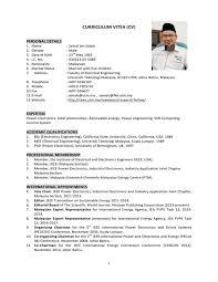 Mohamad razali bin abdul rahman. Cv Sept 2015 Prof Zainal Salam Centre Of Electrical Energy Systems