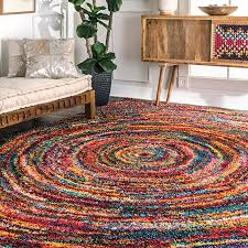 Entryway living room dining room kitchen bedroom office view all rooms. Amazon Com Nuloom Ozxl03a Ardelle Swirlgy Shag Rug 7 10 X 10 Multi Kitchen Dining Soft Shag Rug Cool Rugs Jute Area Rugs