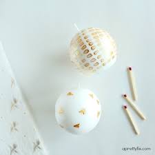 Chic And Crafty Hand Painted Candles A Pretty Fix