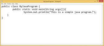 How To Write A Simple Java Program - Step By Step Procedure With  Illustration