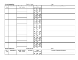 Are you ready to spend all your money on d. Parent Contact Log Form By Lily Evans Teachers Pay Teachers