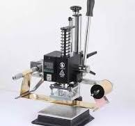 Custom Letter Number Pvc Card Embosser with Hot Foil
