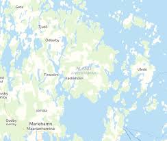 Åland in the baltic sea (communications). Map Of Aland Islands With Cities Yandex Maps
