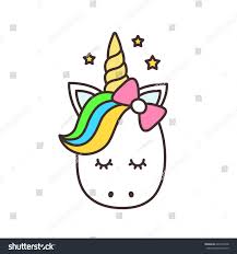 Cute Unicorn Face Vector Cartoon Character Illustration Design For Child Card T Shirt Girls Kid Magic Concept Isolate Cute Unicorn Cartoon Drawings Cartoon Art