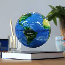 Package Included 1 X Rotating Magnetic Levitation Globe 1 X Book Base Features Color Gold Blue The Height Of Levitating Ap Floating Globe Levitation Globe
